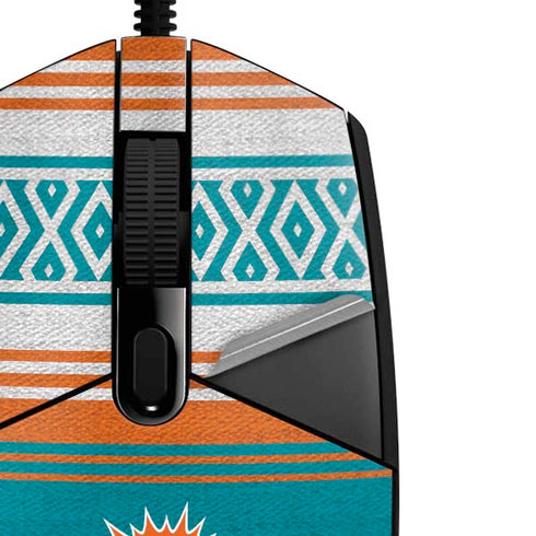 NFL Miami Dolphins Trailblazer G203 Prodigy RGB Wired Gaming Mouse Skin